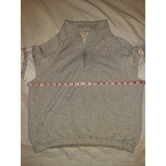 HIPPIE Rose Rayon Blend GrayWhite Women's Hoodie, Size Small - Picture 6 of 7